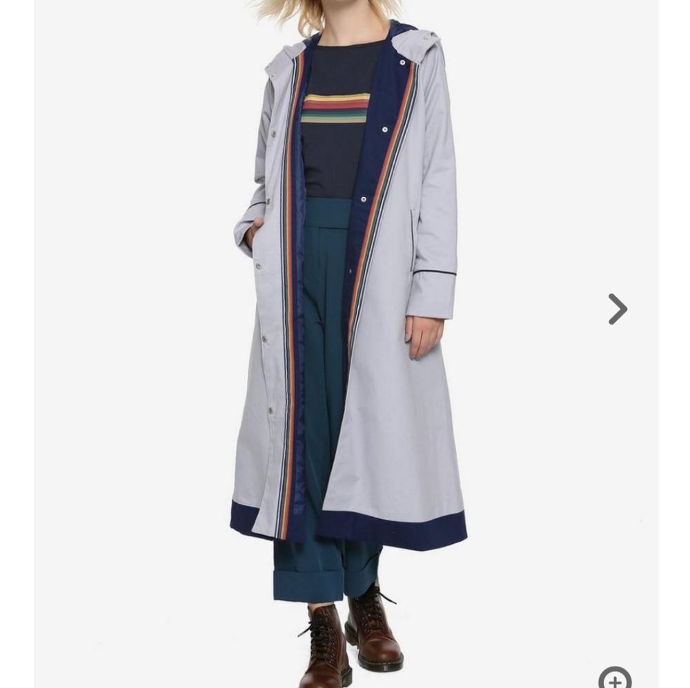 NWT Doctor Who Jacket Thirteen Trench coat everyday wear quality, cosplay